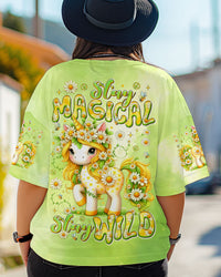 STAY MAGICAL STAY WILD UNICORN ALL OVER PRINT -  TLTR0207252