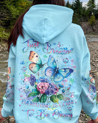 JUST BREATHE BUTTERFLY ALL OVER PRINT - YHLT150120241