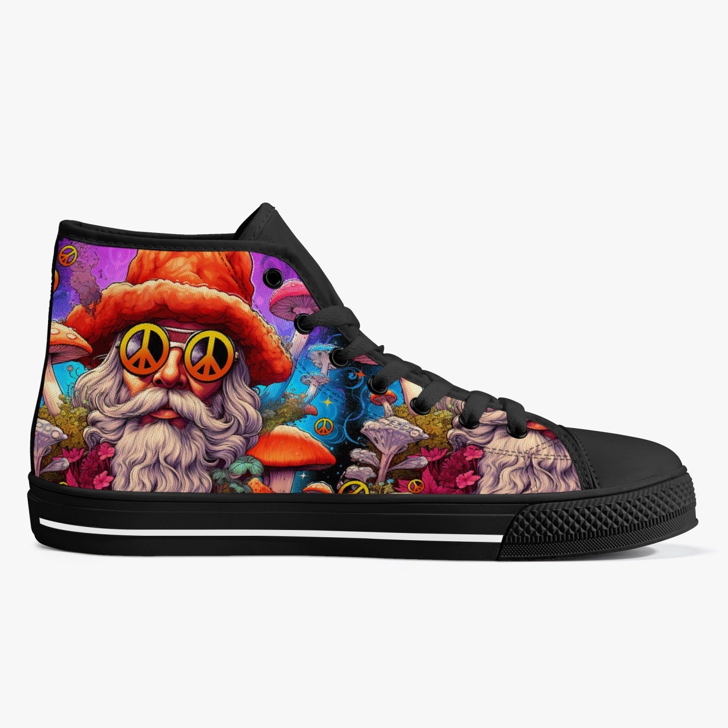 OLD HIPPIES HIGH TOP CANVAS SHOES - TYTM0509234