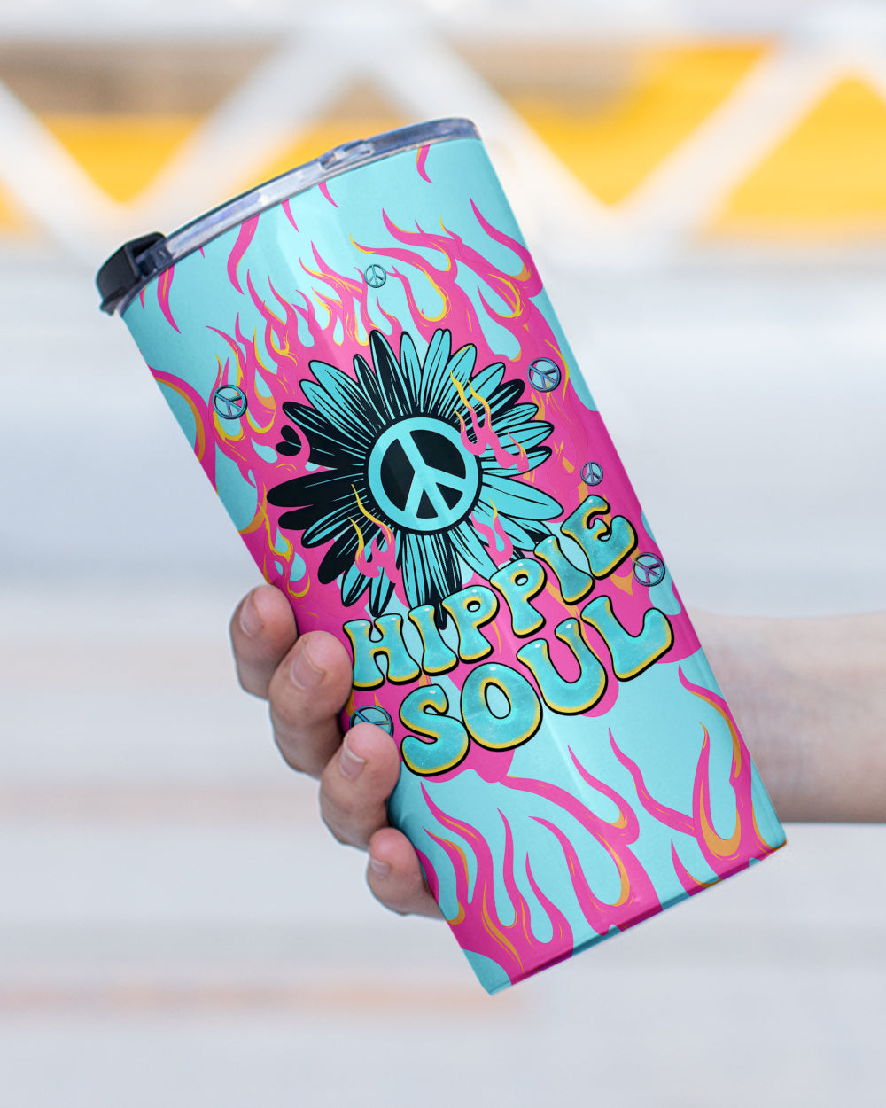 HIPPIE SOUL FLOWER TUMBLER - TYQY2908251