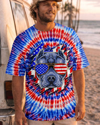 PITBULL DOG SWIRL ALL OVER PRINT - TLHN0903262