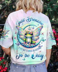 JUST BREATHE FROG ALL OVER PRINT - TLTW1910231