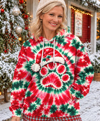 CHRISTMAS PAW COLOR BURST ALL OVER PRINT - YHHN3009261