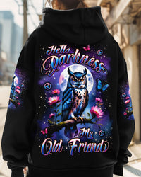 HELLO DARKNESS MY OLD FRIEND OWL ALL OVER PRINT - YHLN0310252