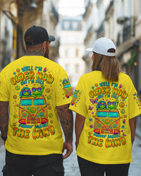 RUNNING AGAINST THE WIND BUS FROG COUPLE ALL OVER PRINT - TLTR0108252