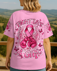 FIGHT LIKE A GIRL WINGS  BREAST CANCER  AWARENESS ALL OVER PRINT  - TLNT0708252
