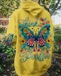 THINK POSITIVE BUTTERFLY ALL OVER PRINT - TYTD1711231