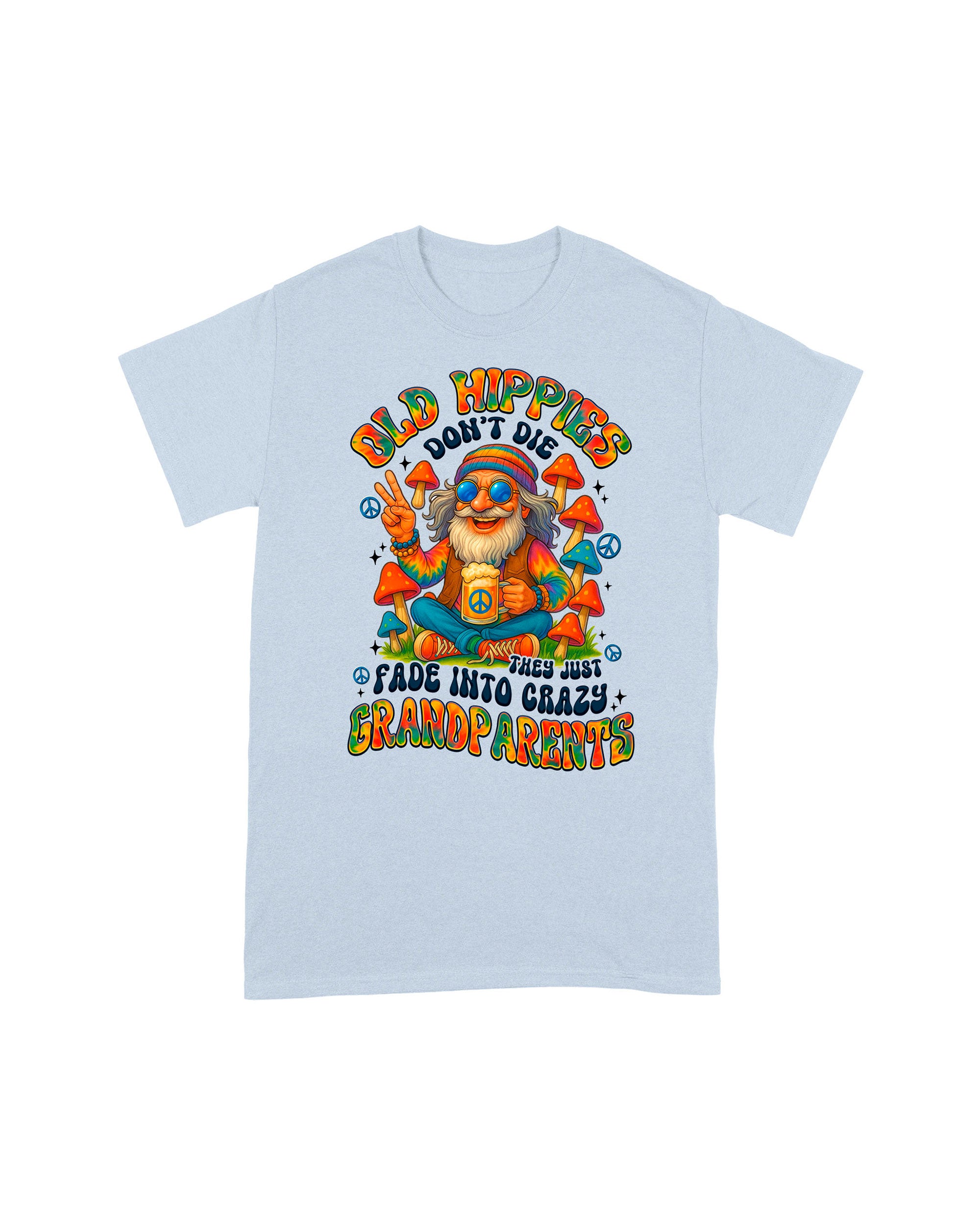 OLD HIPPIES TIE DYE COTTON SHIRT - TYTM1507251
