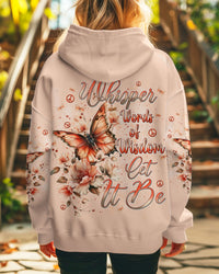 WHISPER WORDS OF WISDOM LET IT BE BUTTERFLY ALL OVER PRINT  - TLNT0711244