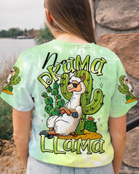 NO DRAMA LLAMA ALL OVER PRINT - TLTR0307231