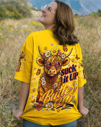 SUCK IT UP BUTTERCUP  COW ALL OVER PRINT  - TLNT0705262