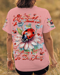 JUST BREATHE LADYBUG ALL OVER PRINT - TLNT1411232