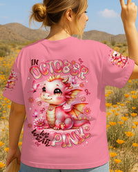 IN OCTOBER WE WEAR PINK DRAGON BREAST CANCER AWARENESS ALL OVER PRINT - TLNT0708253