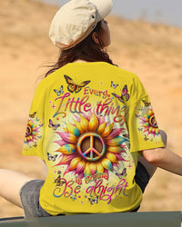EVERYTHING LITTLE THING SUNFLOWER TIE DYE ALL OVER PRINT - TLNT0211233