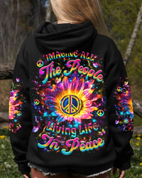 IMAGINE ALL THE PEOPLE LIVING LIFE IN PEACE ALL OVER PRINT - YHHN2110253