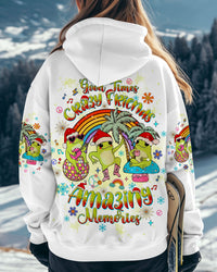 GOOD TIMES CRAZY FRIEND FROG CHRISTMAS ALL OVER PRINT - TLTW0111241