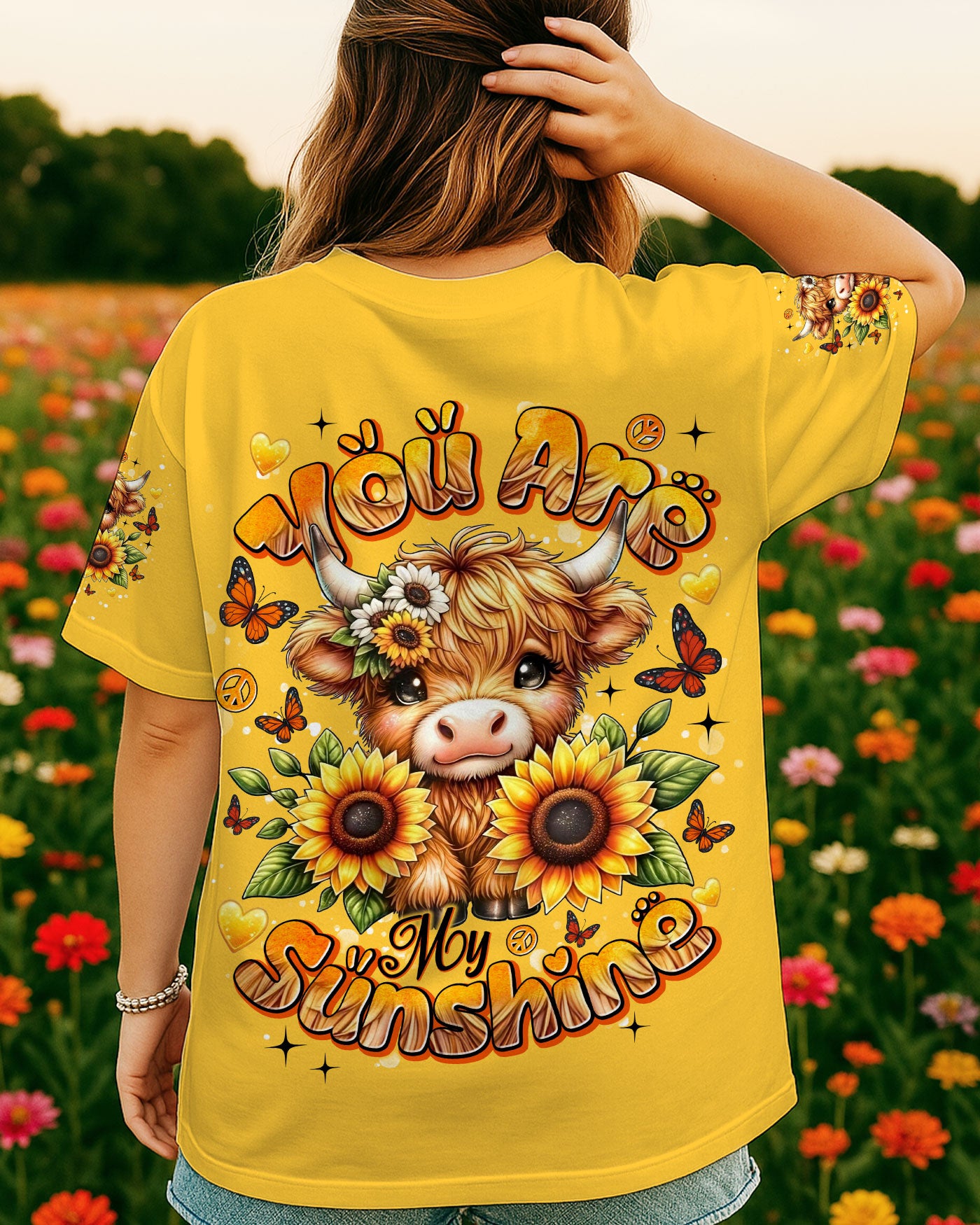 YOU ARE MY SUNSHINE COW ALL OVER PRINT - TLNT1709251
