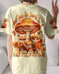 INTO THE FOREST MUSHROOMS ALL OVER PRINT - TYTD3107232