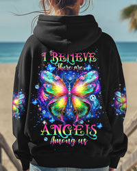 I BELIEVE THERE ARE ANGELS AMONG US BUTTERFLY ALL OVER PRINT - TLTW0712243
