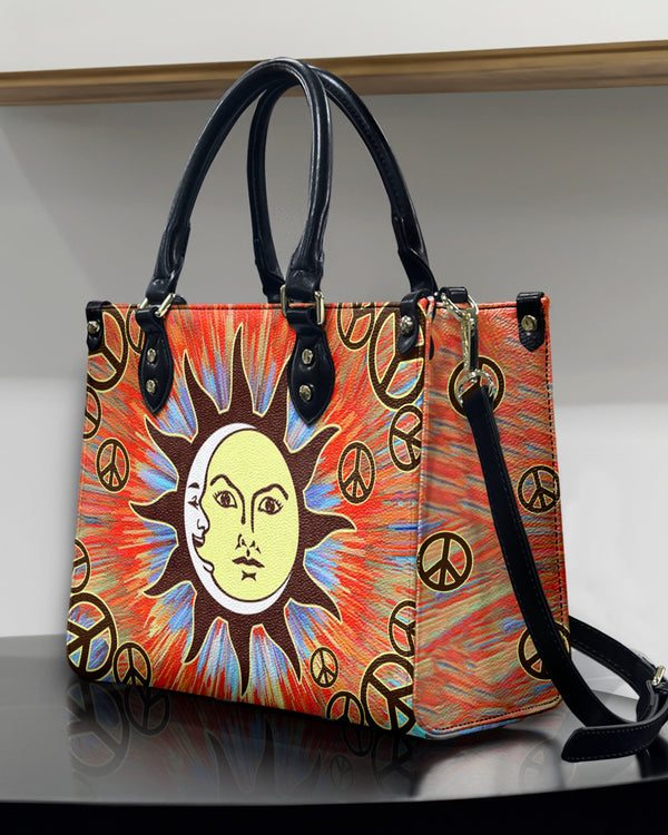 SUN MOON LEATHER HANDBAG - YHHN1807242