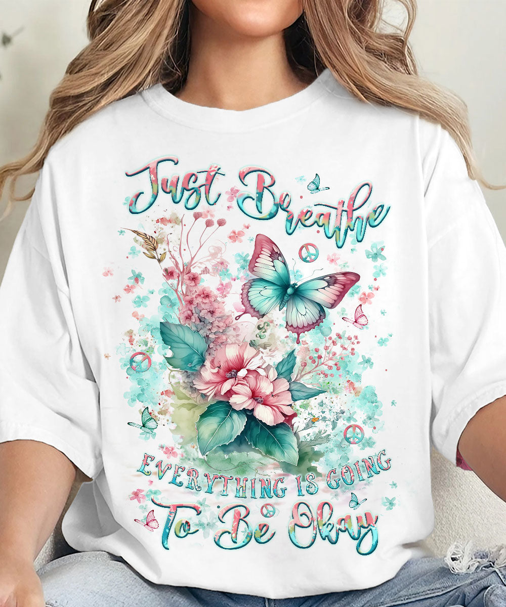 JUST BREATHE BUTTERFLY COTTON SHIRT - YHLT0907243