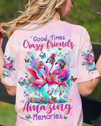 GOOD TIMES CRAZY FRIEND FLAMINGO ALL OVER PRINT - TLTW2304243