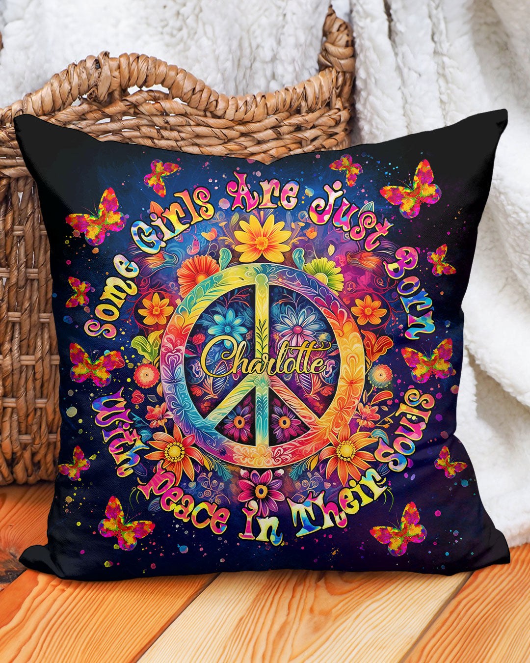 PERSONALIZED PEACE IN THEIR SOULS PILLOW - TLTR0301254