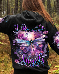 I BELIEVE THERE ARE ANGELS AMONG US DRAGONFLY ALL OVER PRINT - TLNT1601244