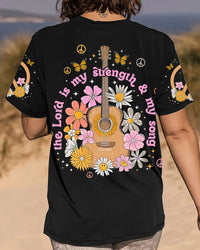 THE LORD IS MY STRENGTH GUITAR ALL OVER PRINT - TLNT0808231