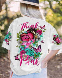 THINK PINK BUTTERFLY ALL OVER PRINT - TLTW0908231