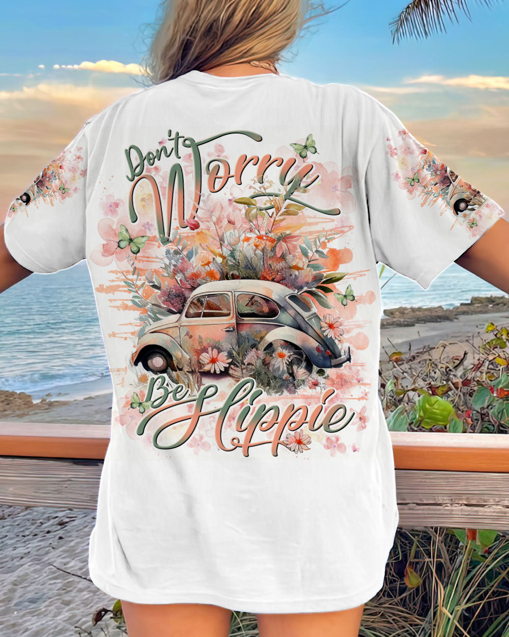 DON'T WORRY BE HIPPIE ALL OVER PRINT - TLNT2109233