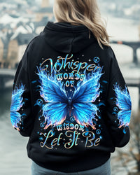 WHISPER WORDS OF WISDOM LET IT BE BUTTERFLY ALL OVER PRINT  - TLTR0611245