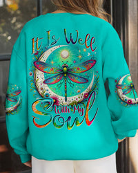 IT IS WELL WITH MY SOUL DRAGONFLY ALL OVER PRINT - TYTD0911231
