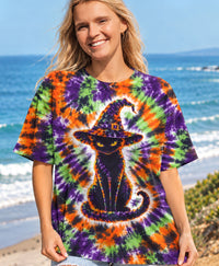 MYSTIC WITCH BLACK CAT ALL OVER PRINT - YHHN2409262