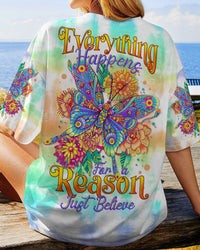 JUST BELIEVE BUTTERFLY ALL OVER PRINT - TLTR0906231