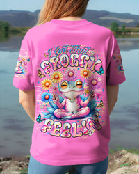 I GOT THAT FROGGY FEELIN FROG ALL OVER PRINT - TLNT2508252