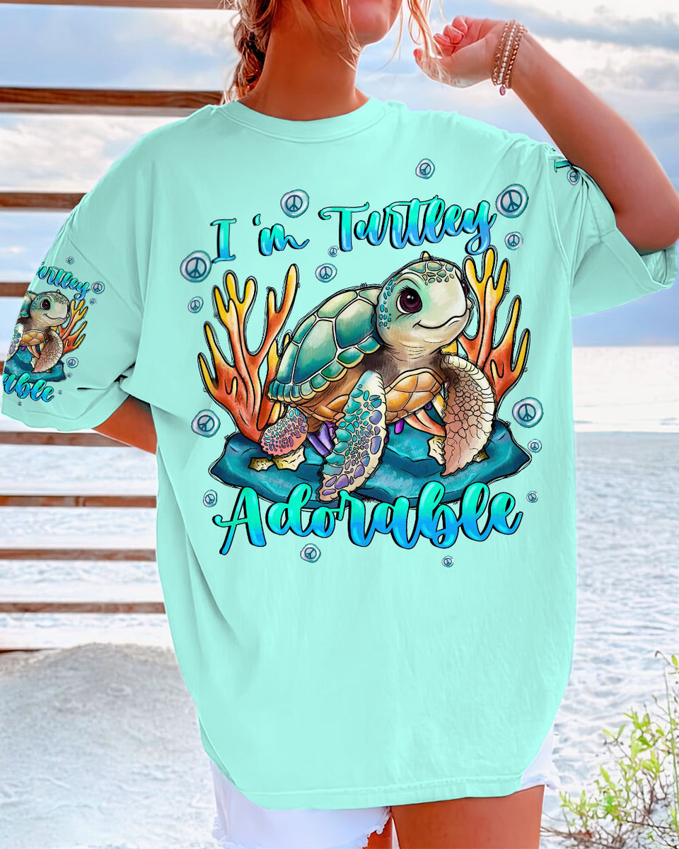 I'M TURTLEY ADORABLE ALL OVER PRINT - TLNT0307234 – Groovy Hippie