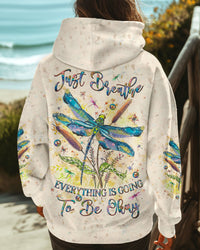 JUST BREATHE DRAGONFLY ALL OVER PRINT - YHLT2509242