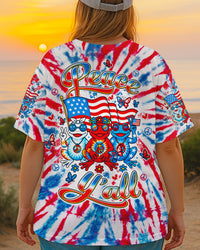 PEACE Y'ALL TIE DYE FROG ALL OVER PRINT - TLTW1305251
