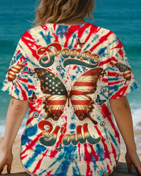 PEACE Y'ALL BUTTERFLY ALL OVER PRINT  - TLTW2805253