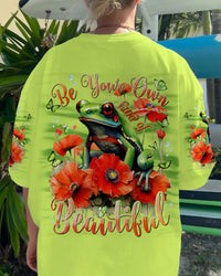 BE YOUR OWN KIND OF BEAUTIFUL FROG ALL OVER PRINT - TLNT2609233