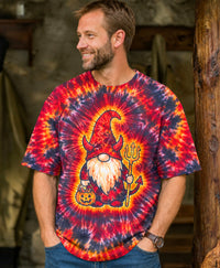 RED DEVIL GNOME  HALLOWEEN BURST ALL OVER PRINT - TLHN1809261