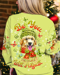 BE YOU THE WORLD WILL ADJUST DOG ALL OVER PRINT - TLTW0611232