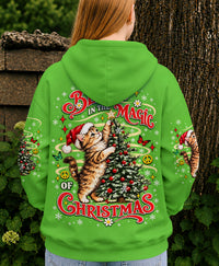 BELIEVE IN THE MAGIC OF CHRISTMAS CAT PINE ALL OVER PRINT - YHHN0210262