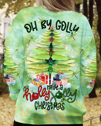 HOLLY JOLLY DRAGONFLY CHRISTMAS ALL OVER PRINT - TLTR1109233