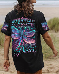 THE WORLD WILL KNOW PEACE DRAGONFLY ALL OVER PRINT - TYTD2605232