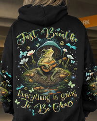 JUST BREATHE FROG ALL OVER PRINT - YHHN0401244