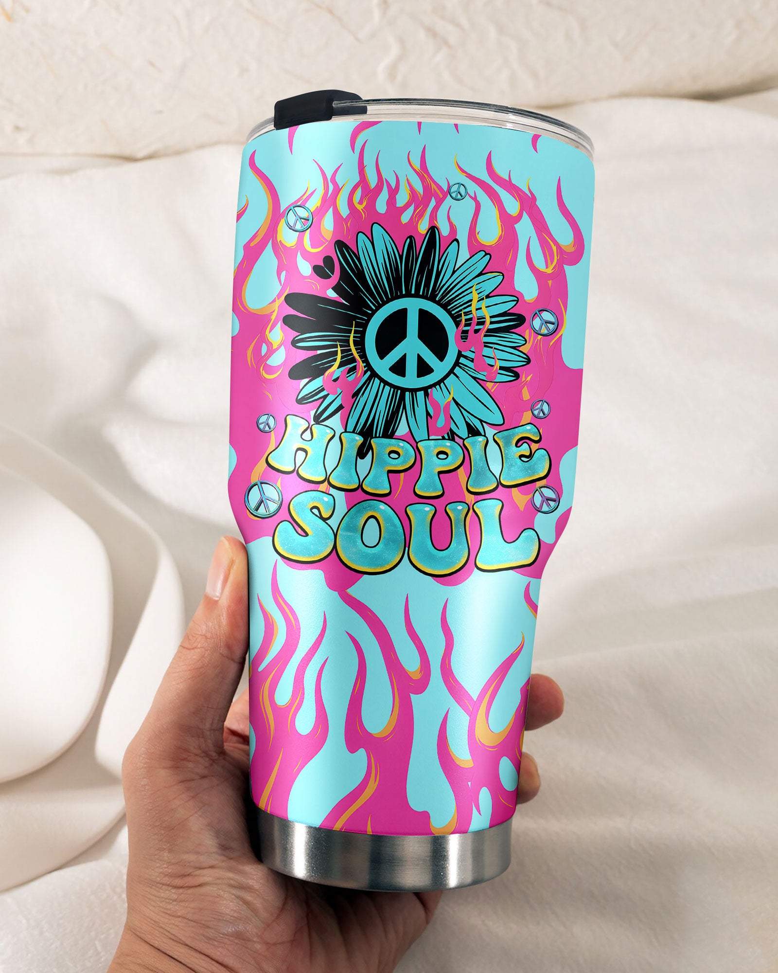 HIPPIE SOUL FLOWER TUMBLER - TYQY2908251