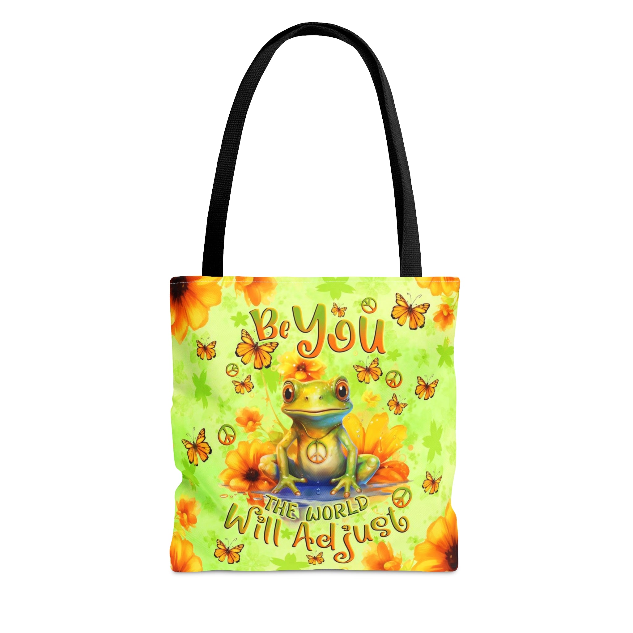 BE YOU THE WORLD WILL ADJUST FROG TOTE BAG - TLNO3110233