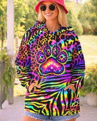 PAW PRINT  COLORFUL  LEOPARD ALL OVER PRINT - TLHN1303263